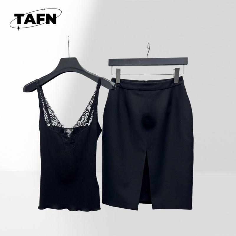Formal Women'S Wear - Fashion-Forward Women's Skirt and Top Set,