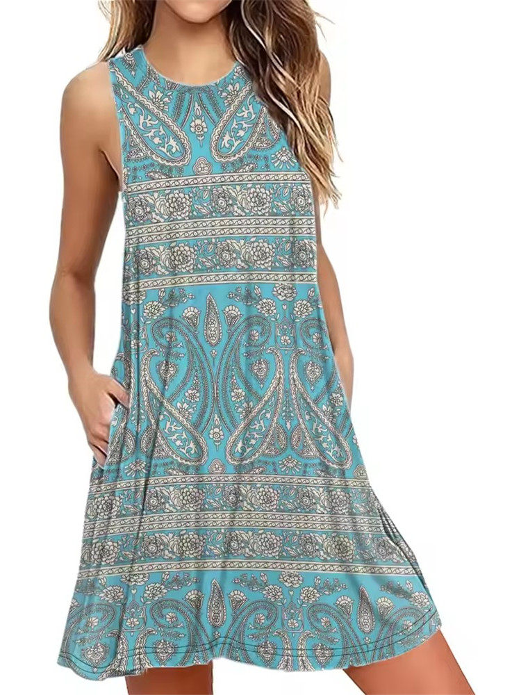 9XL Plus Size Sundress Loose F - Shift Dress Sleeveless review and price