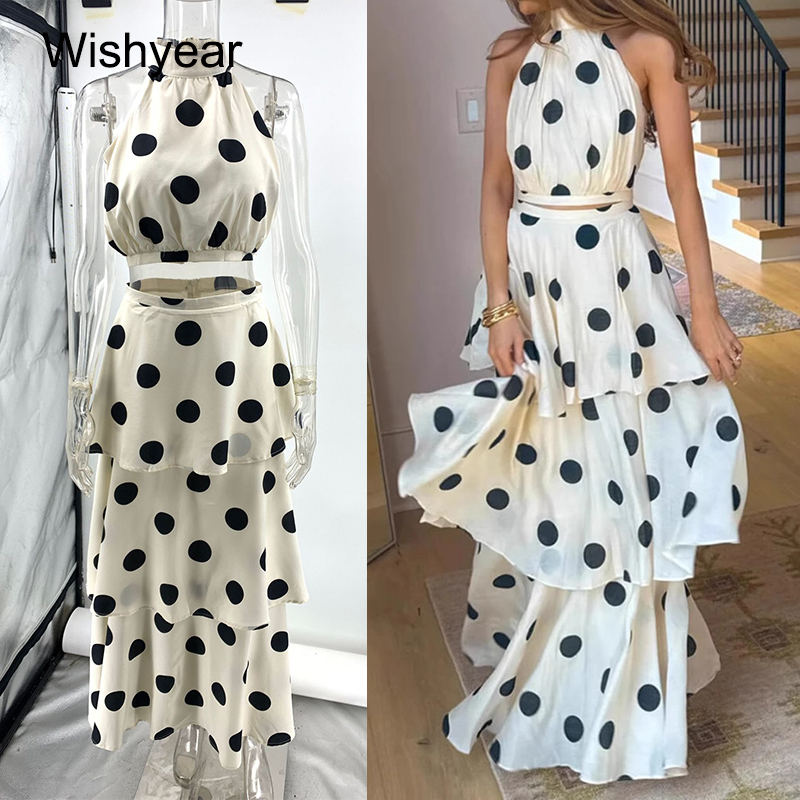 Wishyear Polka Dot Printed 2-P - Shift Dress Sleeveless review and price