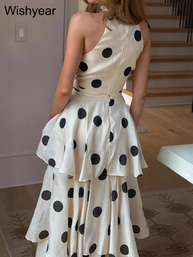Wishyear Polka Dot Printed 2-P - Shift Dress Sleeveless review and price
