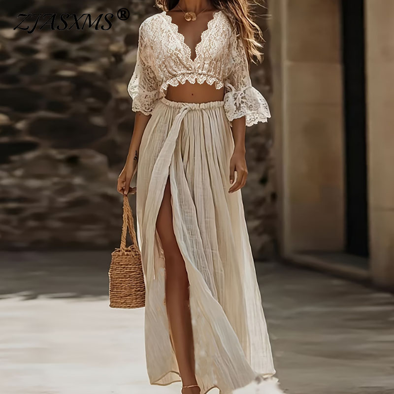 Womens Bohemian Lace Two Piece - Formal Women'S Wear review and price