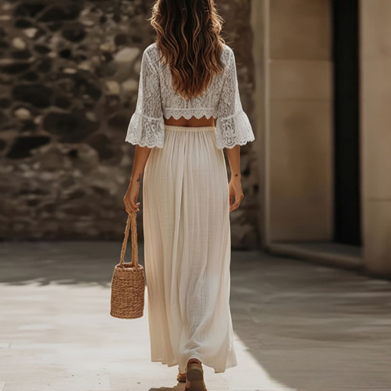 Womens Bohemian Lace Two Piece - Formal Women'S Wear review and price