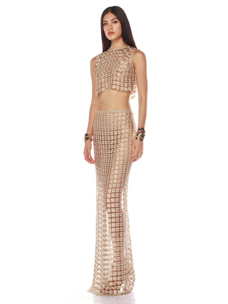 VC Stylish Beige Sleeveless Cr - Shift Dress Sleeveless review and price