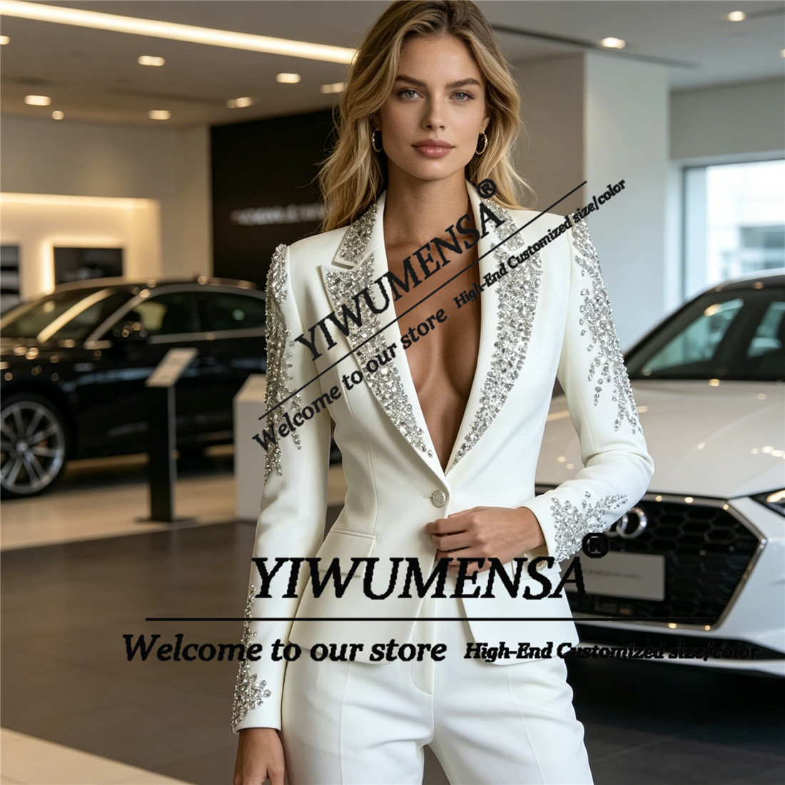 Luxury Women Suits 2 Pieces Se - Formal Women'S Wear review and price