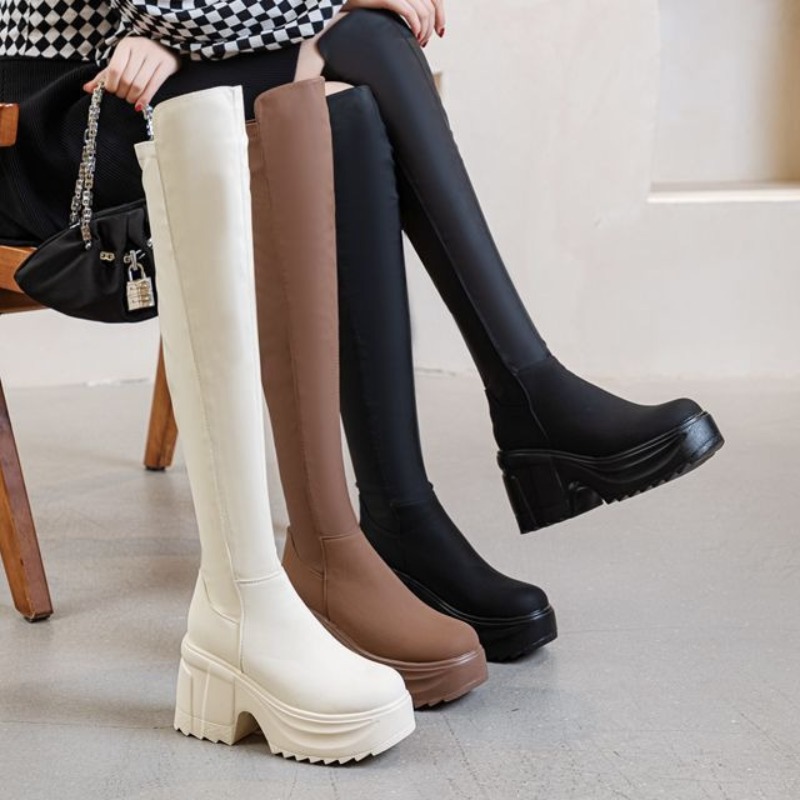 Womens Knee High Thick Sole Wi - Formal Women'S Wear review and price