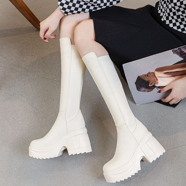 Womens Knee High Thick Sole Wi - Formal Women'S Wear review and price