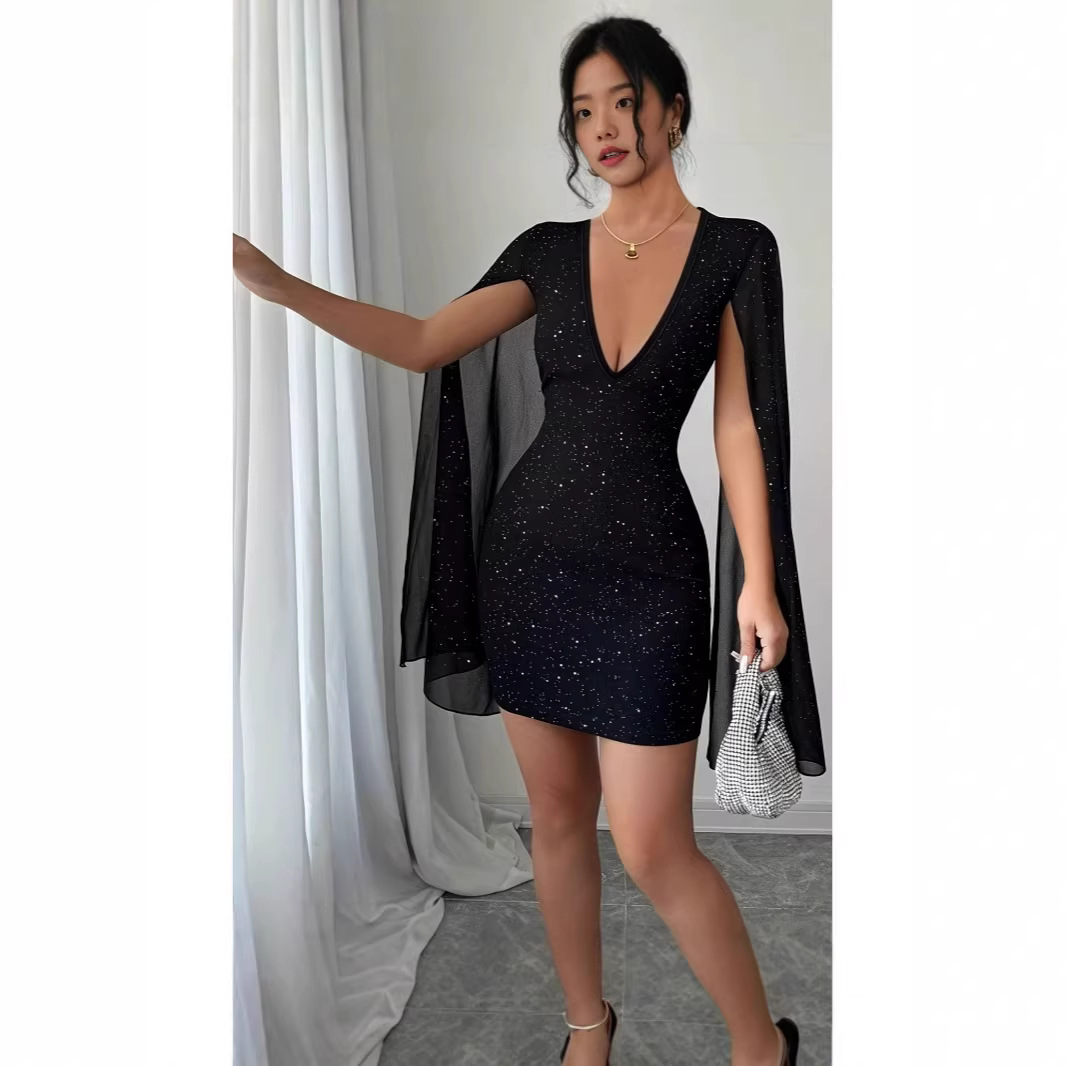 V Neck Bodycon Midi Dress Eleg - Formal Women'S Wear review and price