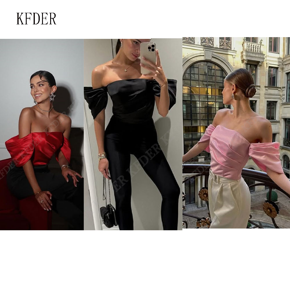 Off Shoulder Satin Blouse Wome - Women Formal Blouses For Evening Wear review and price