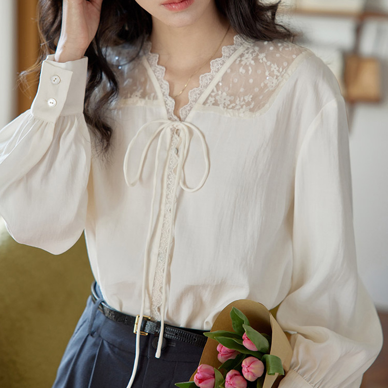 Long Sleeve Shirts Womens Sati - Women Formal Blouses For Evening Wear review and price