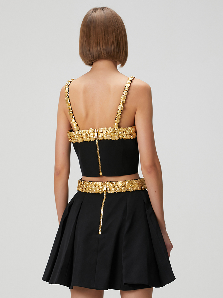 VC Black Two Piece Set Dress w - Women'S Formal Evening Wear Tops review and price