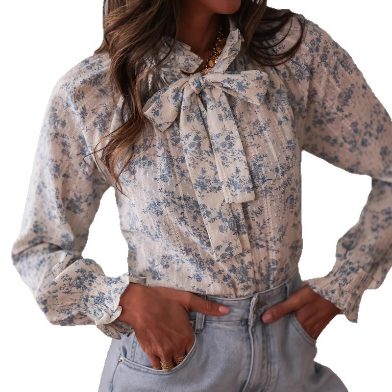 Womens Wear Bow Fashion Printe - Women'S Formal Evening Wear Tops review and price